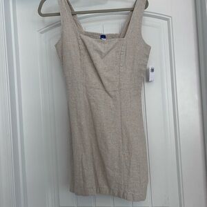 Old Navy Beige Sleeveless Dress